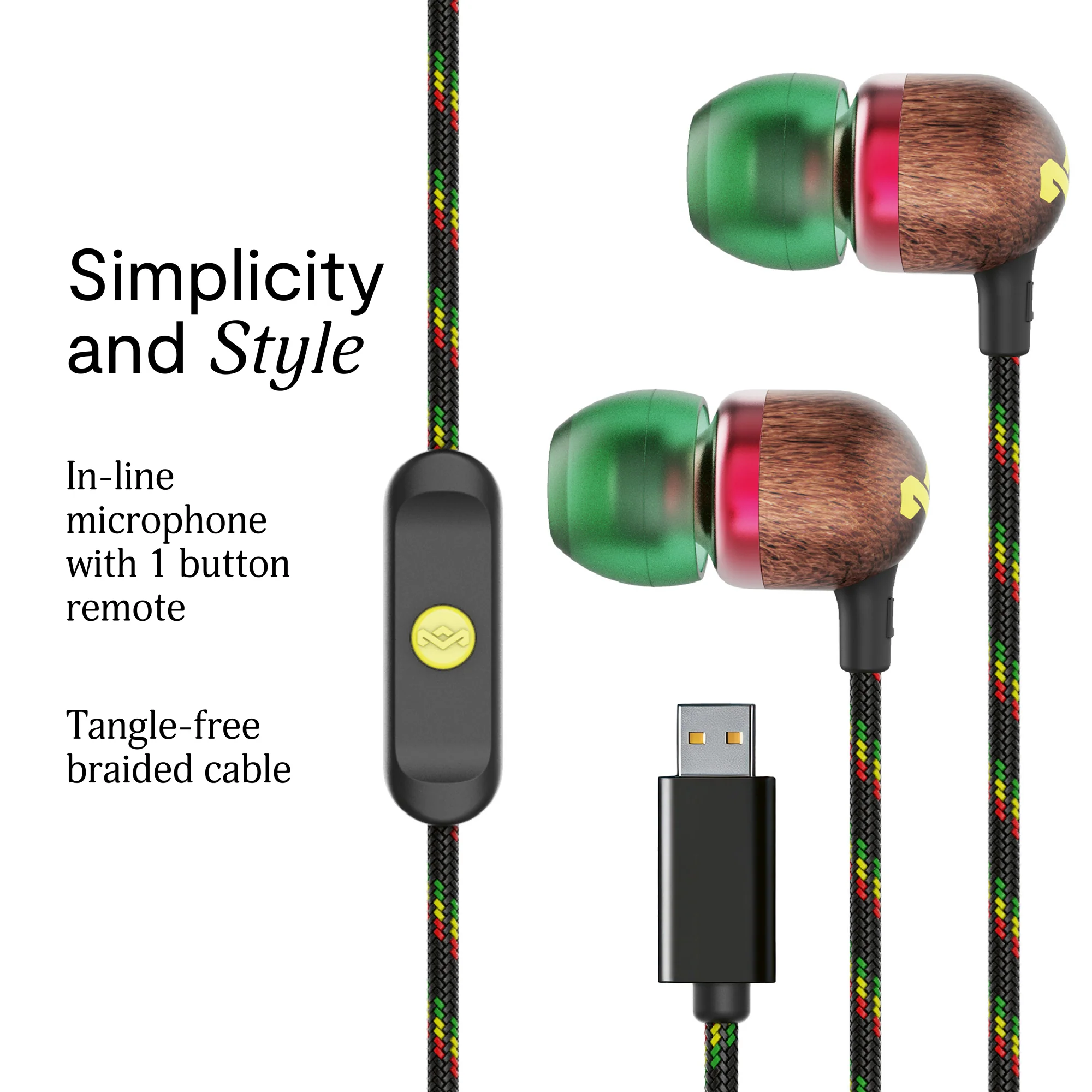 NEW! Smile Jamaica USB-C Earbuds - Image 9
