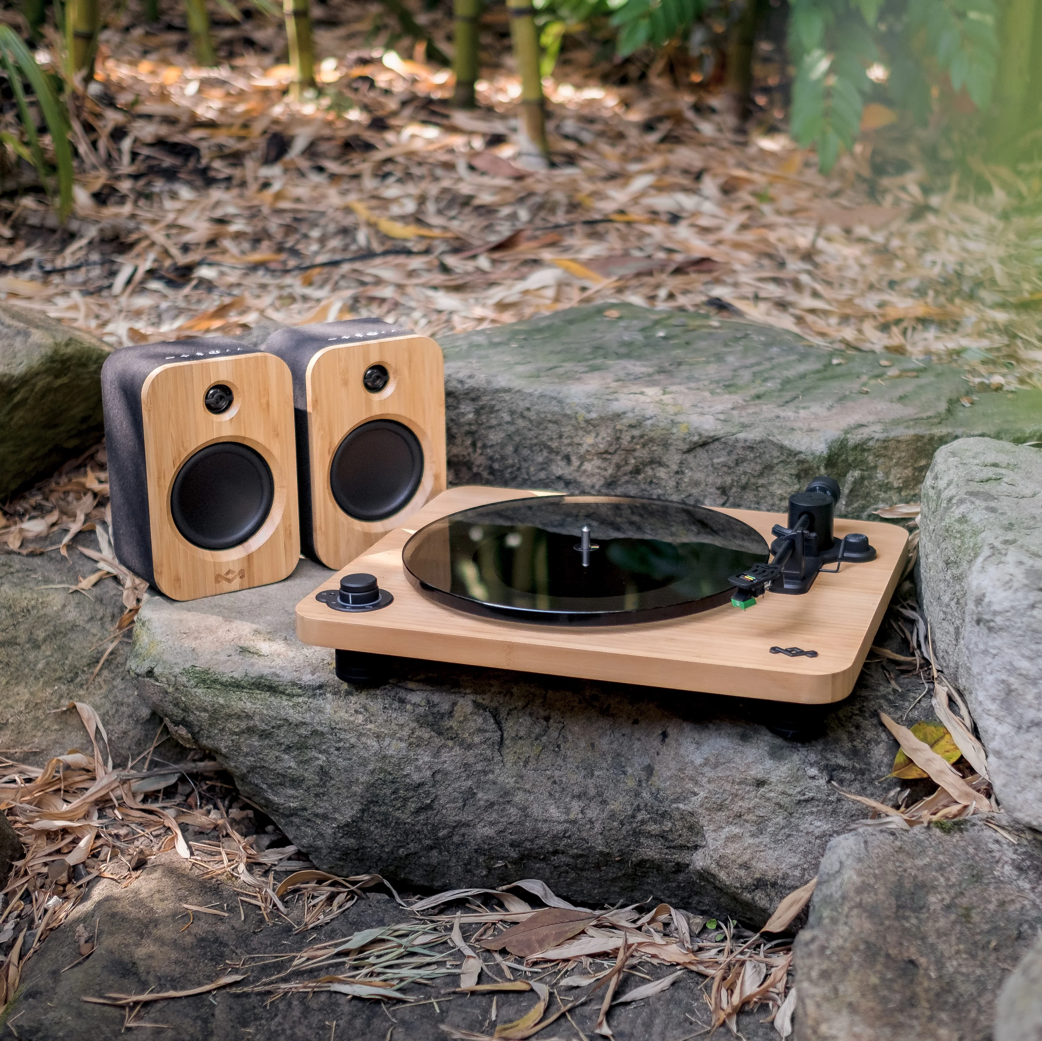 Stir It Up Lux Wireless Turntable & Get Together Duo Speaker Bundle - Image 4