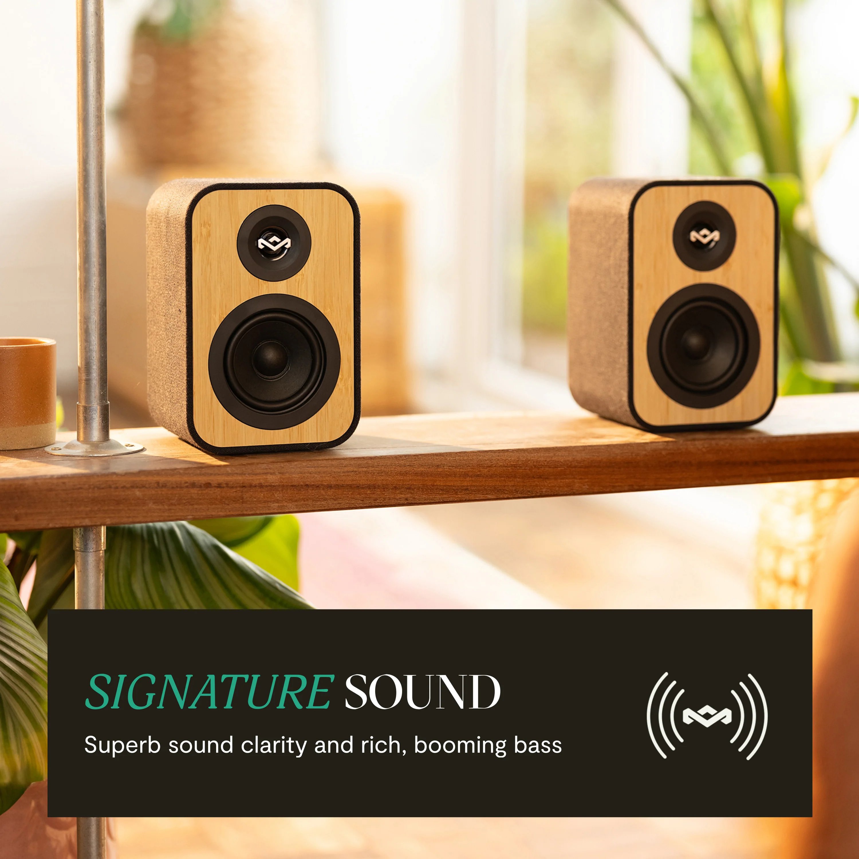 Uplift Bookshelf Bluetooth® Speakers - Image 4